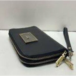 DKNY Black and Silver Accent Bag